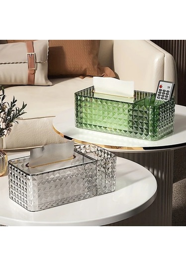 Technolo1 Basit Ve Pratik Altın Rengi Mendil Kutusu Kapak Çok Amaçlı Ev Ve Araba Düzenleyici Altın