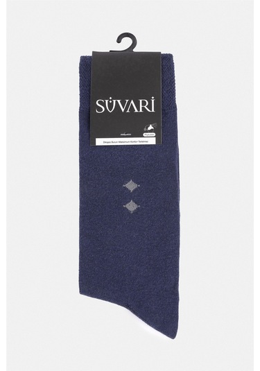 SÜVARİ Lacivert Düz Çorap-33572 Lacivert