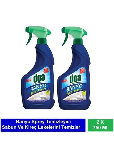 Doa Banyo Sprey 750 Ml Vegan X 2 Adet 2'li Set