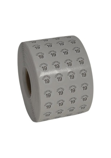 Moonstar Etiketleme Makinesi Kontrol Etiket 19 No (5 Rulo 50.000 Adet)