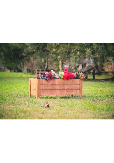 Mandu 64 x 23 CM Dekoratif Ahşap Saksı