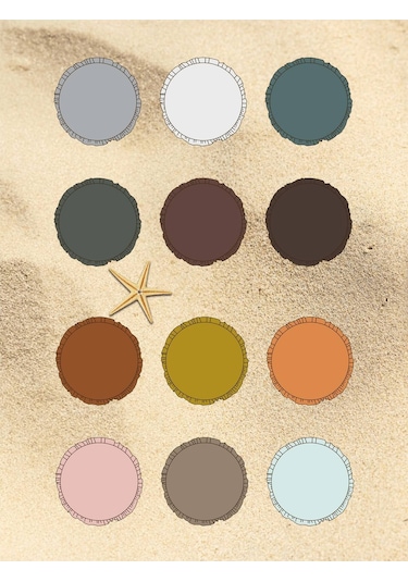 Mordesign Bebek/çocuk Oyun Halısı, Yenidoğan Emekleme Pedi, Aktivite Matı, Çok Amaçlı Minder, Kampçı Serisi 110 X 110 Yeşil