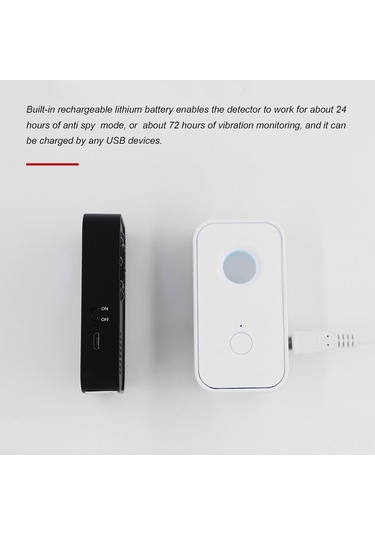 Suofeng Kablosuz Gizli Kamera Dedektörü, Titreşim Alarmı Ve Kızılötesi Led'ler İle 2'de 1 Güvenlik Çözümü