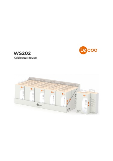 Lecoo WS202 Kablosuz 1200DPI 4 Tuşlu Optik Mouse