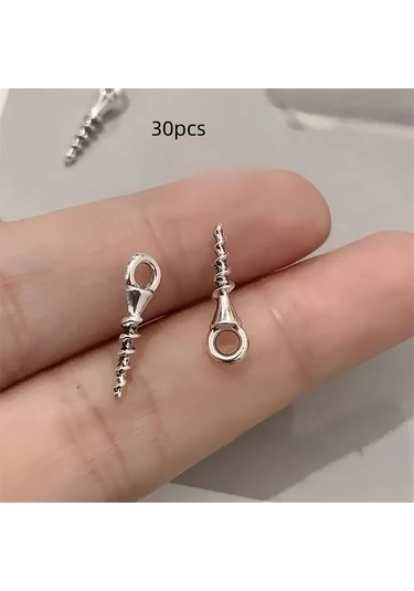 Fochsia 30 Adet Mini Dıy Metal Vidalı Askı: Duvar, Çerçeve, Dolap İçin Diğer