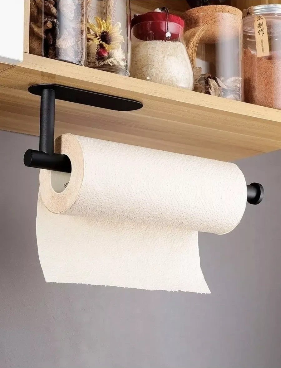 Karapi Tun Kendinden Yapışkanlı Kağıt Havlu Tutucu 211415387 Siyah