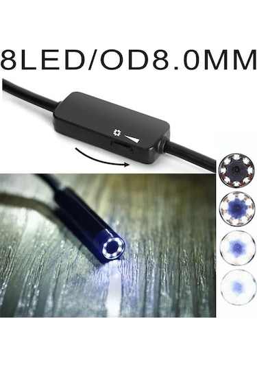 Xianwen Wi-fi İle Çalışan Endoskop Yılan Kamera 10 Metre Sert