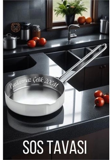 Modacar Çelik 20 Cm Sos Tavası Martorano Design