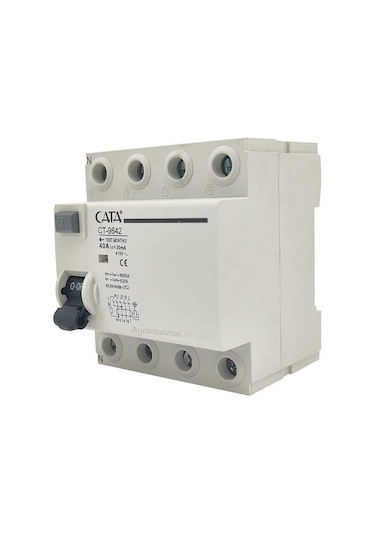 Cata Ct-9642 4x40 Amper 30 Ma Kaçak Akım Rölesi Çok Renkli