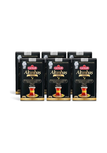 Çaykur Altınbaş Klasik Siyah Çay 500 Gr 6 Adet
