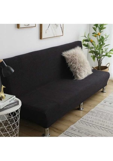 Novahub Kolay Takılan Kolsuz Koltuk Kılıfı - Esnek Kumaş, Lekelere Karşı Koruma 160-190cm Siyah Siyah