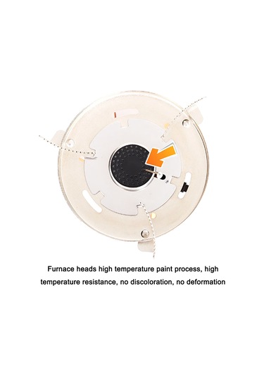 Kosona Outdoor Camping Gazlı Ocak, Rüzgar Engeli Ve 1800w Güçlü, Taşınabilir Çadır Çalışma Aleti, Inox Ve Alüminyum Malzeme Çok Renkli