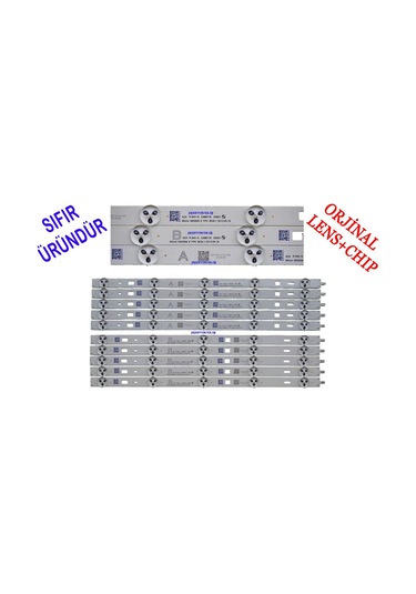 Sony Kdl-40R452 40Inc Ndsoem A-B Type  Led Bar Takımı 10Pc