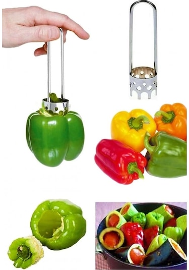 Biberoy Pratik Dolma Biber & Kabak Oyacağı - Uzun Çok Renkli