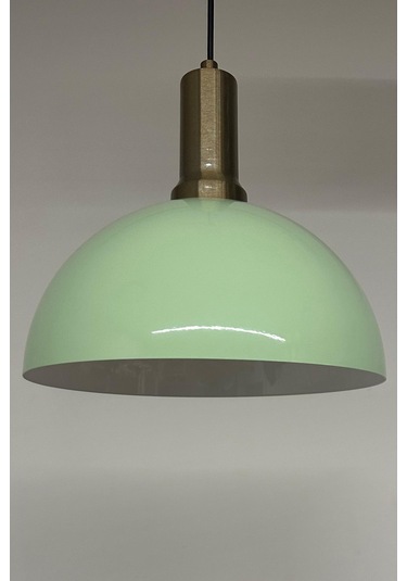 Yimpi Mint Avize Tekli Eskitme Fener Başlık Sarkıt Salon Kuaför Cafe Dekoratif Aydınlatma Pastane Mint Yeşili