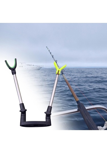 Pazly Olta Kamışı Tutucu Taşınabilir Tekne Stil-b - Pratik Ve Sağlam