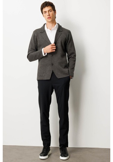 Erkek Cepli Blazer Ceket K.füme K.füme