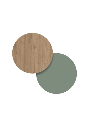 Lounge Kahve Köşesi Çok Amaçlı Dolap Mutfak Dolabı Ihlamur Yeşili