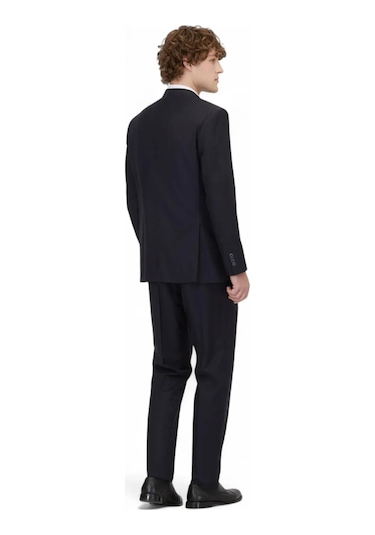 Kip Erkek Modern Fit Yün Karışımlı Takım Elbise Tkm-2068 Lacivert Lacivert