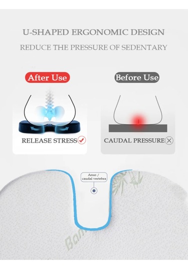 Oturma Minderi Bel Yastığı Bel Destek Yastığı Ortopedik Yastık
