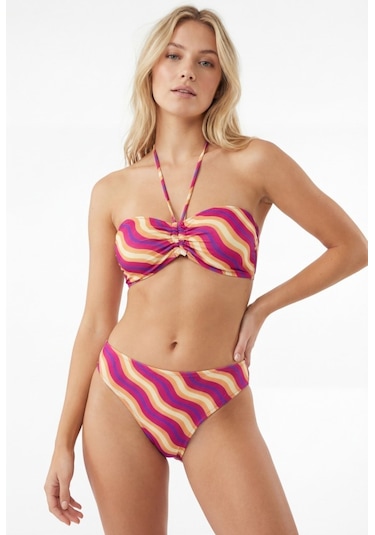 Nbb Bayan Boyundan Bağlamalı Bikini Mayo 51670 Çok Renkli
