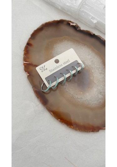 Çelik Küpe Seti 3 Çift