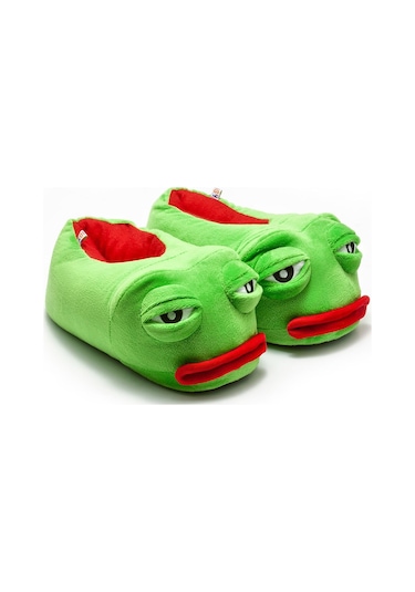 Twigy Frog Unisex Hayvanlı Panduf Yeşil 36/41 CC0550 Yeşil