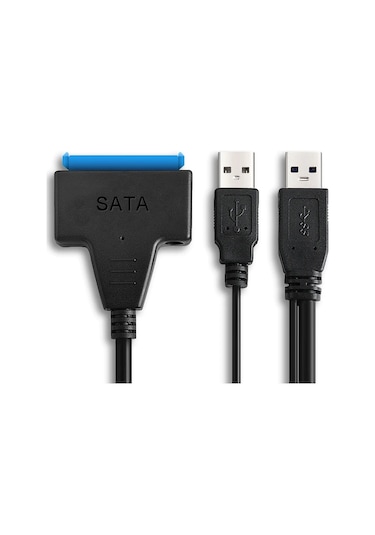 Usb 3.0 2.5 3.5 İnç Sata Ssd Hdd Hard Disk Kablosu 4741A Veri Harici