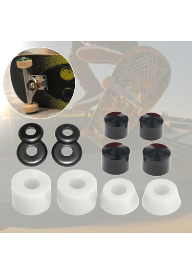 Homyl Kaykay Burcu Yedek Bardak Yıkayıcılar Longboard Beyaz Beyaz Çok Renkli