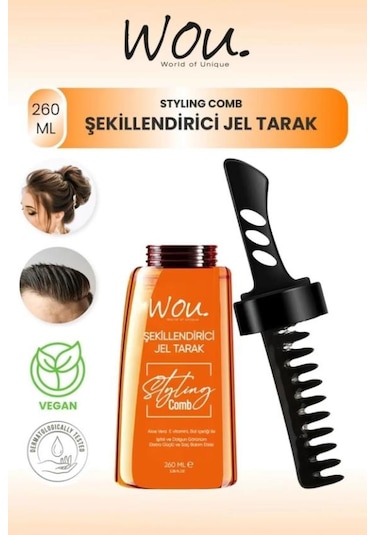 Wou Saç Şekillendirici Jel Tarak 260 ML