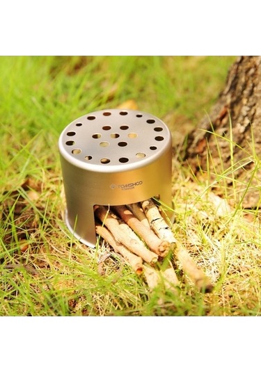 Pazly Yürüyüş Ve Kamp İçin Ultra Titanyum Taşınabilir Sırt Ocağı Jzr-gy Hafif Gümüş Geeroyoo Çanta - Dk Gümüş Gümüş