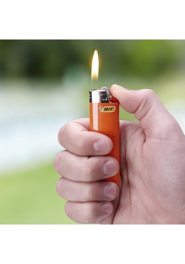 Bic J6 Taşlı Maxi Çakmak 50 Adet