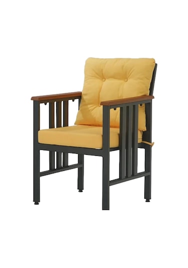 Çamlıca Balkon Set Alüminyum Bahçe, Teras, Balkon Kanepe Takımı Krem