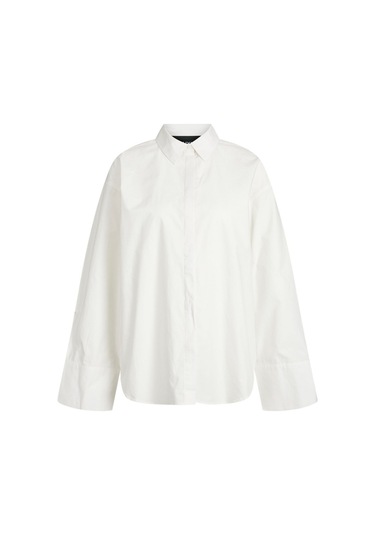 Jjxx Rahat Kesim Beyaz Kadın Gömlek 12246585 Beyaz