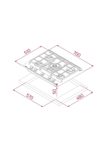 TEKA GZC 75330 XBC ST Ankastre Ocak