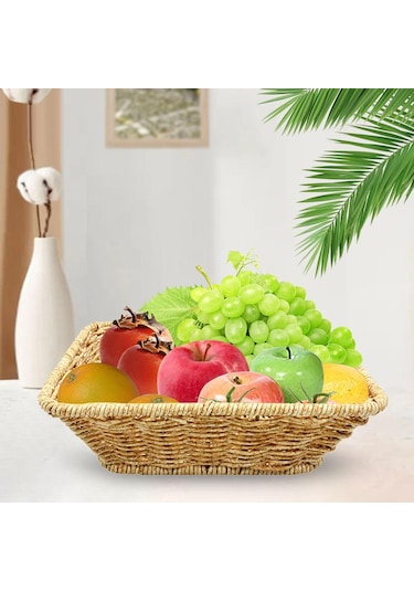 Suntek Magideal Dokuma Sepet Kase Yemek Sebzeleri Yatak Odası Banyo L