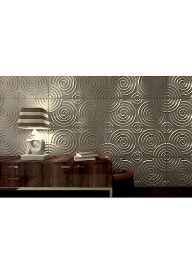 3 Boyutlu Boyanabilir Pvc Duvar Paneli Style 50-50 Cm 4 Adet-1 Metrekare