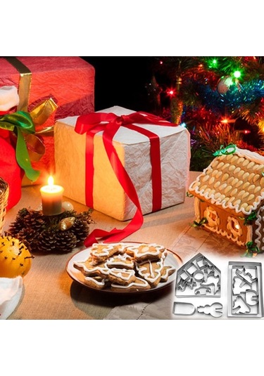 Novahub Noel Paslanmaz Çelik Kurabiye Kalıpları Seti - 18 Renkli, Çok Amaçlı Kullanım Çok Renkli