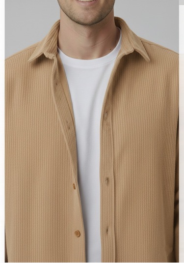 Deepsea Erkek Camel Kadife Fitilli Rahat Kesim Gömlek Yumuşak Dokulu Likralı Kadife Gömlek 2600758 Camel Deepsea Erkek Camel Kadife Fitilli Rahat Kesim Gömlek Yumuşak Dokulu Likralı Kadife Gömlek 2600758 Camel