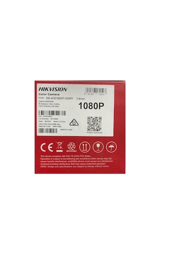 Hıkvısıon Ds-2ce16d0t-exıpf 3.6 Mm 1080p Bullet HD-TVI AHD Kamera