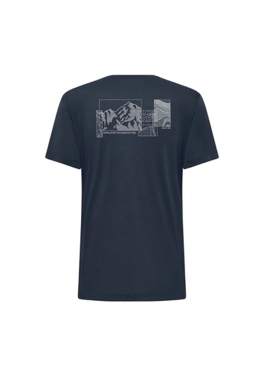 Jack Wolfskin Vonnan Graphic Tişört Antrasit Antrasit