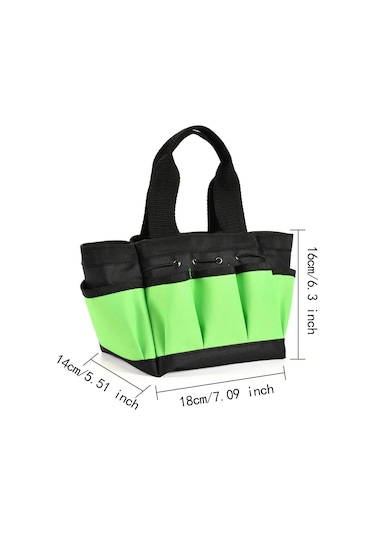 Homyl Bahçe Aleti Saklama Çantası Elektrikçi Bahçıvan Yeşil S Yeşil