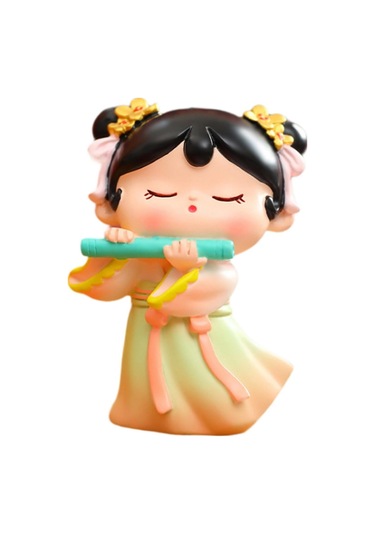 Suntek Çin Tang Kız Heykelcik Koleksiyonu 4,6cmx3,8cmx6,9cm