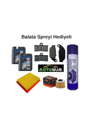 Cf Moto Cl-x 250 Ön Arka Fren Balata Takımı Ve Bakım Seti Lıqui Moly Street