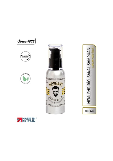 Morgan's Pomade Beard Wash - Temizleyici Sakal Bakım Şampuanı 100 ML