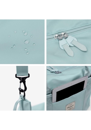 Tramvaylı Islak Cep Seyahat Duffel Çantası Olan Kadınlar İçin Çantaya Devam Et