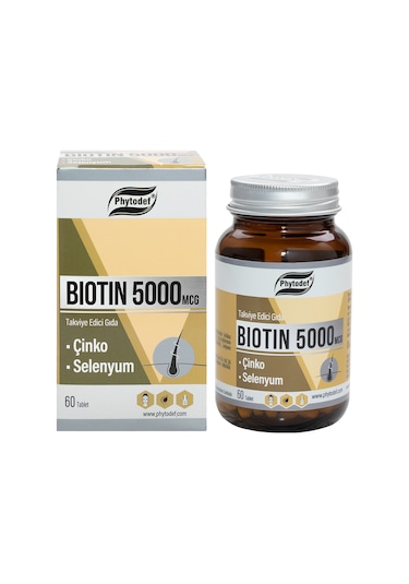 Phytodef Biotin 5000 Mcg 60 Tablet
