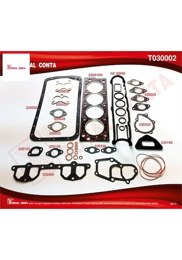 Takim Conta Keçesiz Partner-205-306 1800 Xu7jp