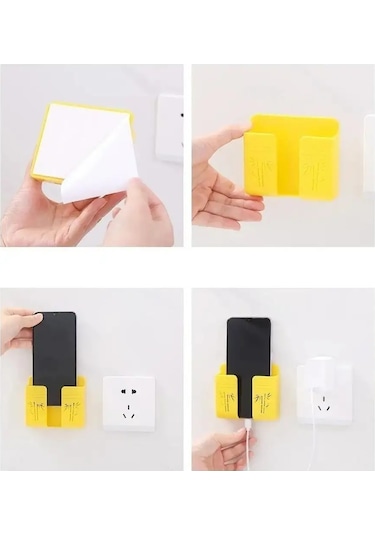 Benson Duvara Monte Uzaktan Kumanda Ve Telefon Tutucusu Organizer 149335810 Gri