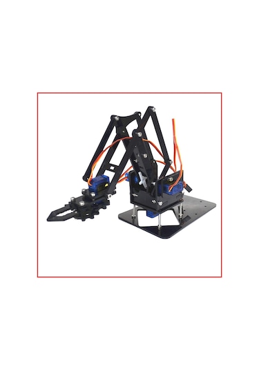 Arduino Robot Kol 35 Parça (Vidalar Ve Motorlar Dahil)